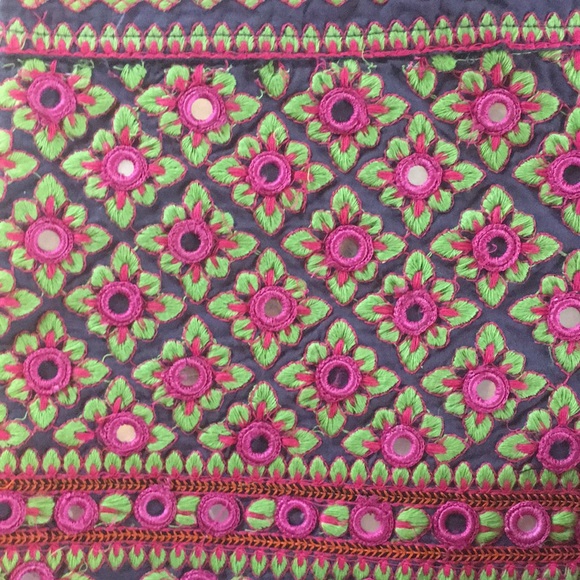 FP One Mirrored Embroidered Boho Festival Shorts - Picture 2 of 5